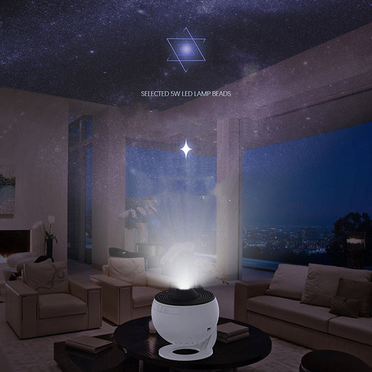 Night Light Galaxy Projector – 360° Starry Sky Lamp for Kids & Home Decor