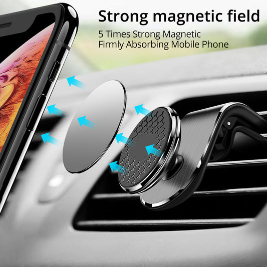 Magnetic Car Phone Holder – 360° Air Vent Mount