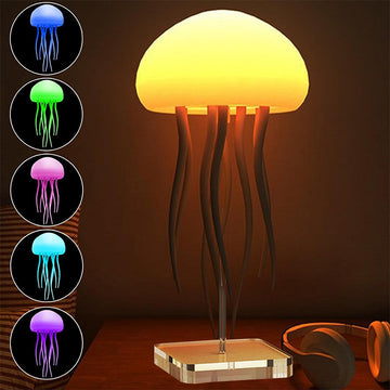 LED Jellyfish Lamp – Mood Night Light for Bedside Decor