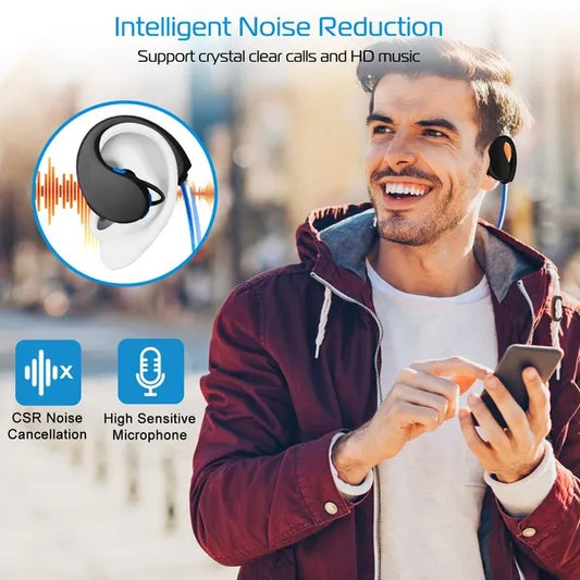 Wireless Sports Neckband Earphones – HD Stereo Sweatproof Headset