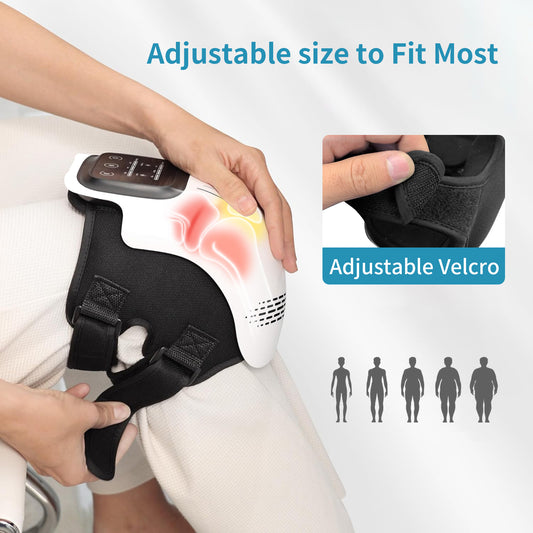 Intelligent Electric Knee Massager – Heated Vibration Pain Relief with Infrared