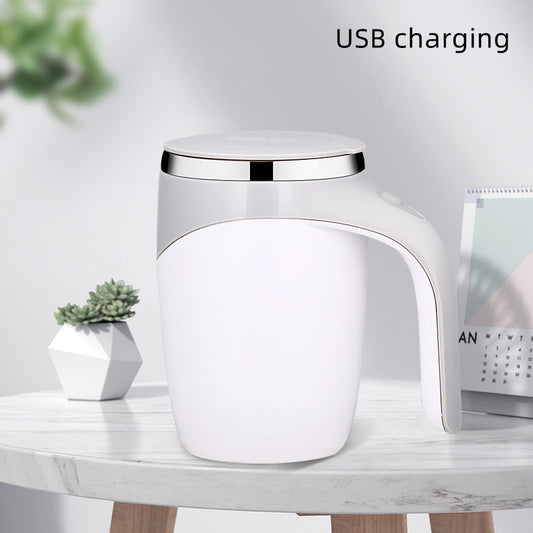Rechargeable Automatic Electric Stirring Cup – Magnetic Coffee & Milkshake Mixer