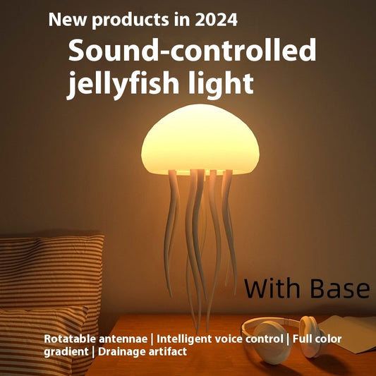 LED Jellyfish Lamp – Mood Night Light for Bedside Decor