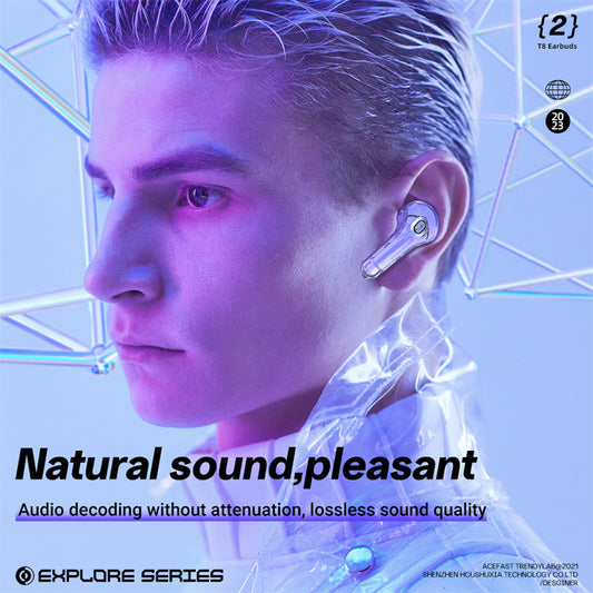 T8 TWS Wireless Earbuds – Bluetooth 5.3 Gaming Headphones with Bass