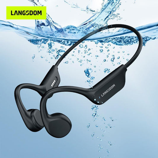 IPX8 Waterproof Swimming Bluetooth Earbuds – 32GB TF Card